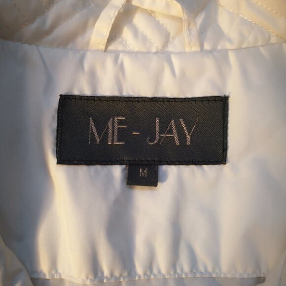 Me-Jay Ladies Ivory Lightweight Fully Lined Quilted Jacket - Picture 3 of 10